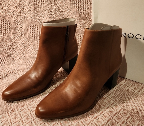 Rockport Camdyn Bootie Tan Women's Size 10 NIB - Picture 1 of 15